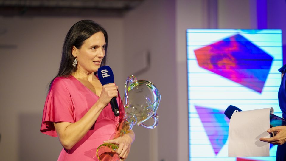 Rozhlasová Cena Thálie pro Magdalénu Borovou | foto: Matěj Hošek, Český rozhlas Rozhlasová Cena Thálie pro Magdalénu Borovou