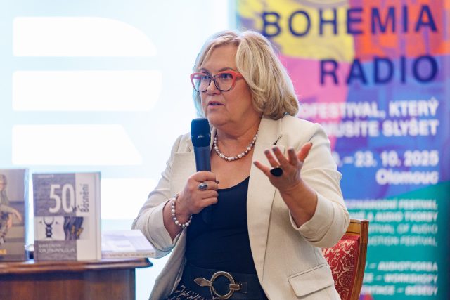Kateřina Cajthamlová na Prix Bohemia Radio | foto: Jiří Šeda,  Český rozhlas Kateřina Cajthamlová na Prix Bohemia Radio
